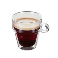 Judge Double Walled Glassware 2 Piece Coffee Mug Set, 200ml