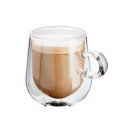 Judge Double Walled Glassware 2 Piece Latte Glass Set, 275ml