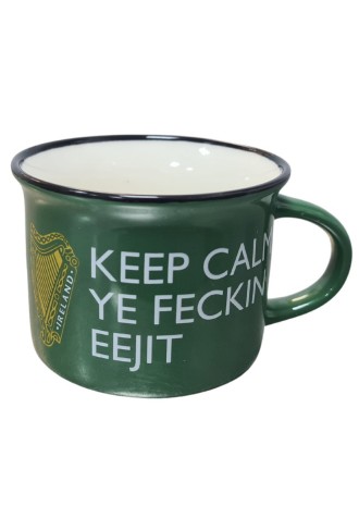 Mug KCEO1M Keep Calm You Feckin Eejit Medium 8oz 240ml