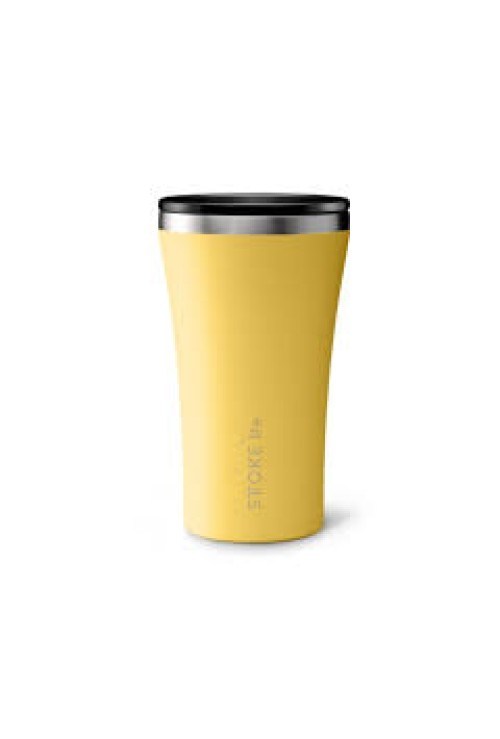 STTOKE Lite REUSABLE 12oz COFFEE CUP Sunbeam Yellow 