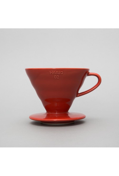 Hario V60Dripper 02 Red Ceramic Hario V60Dripper 02 Red Ceramic