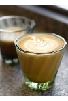 Loveramics Twisted Glass Flat White 180ml  Green