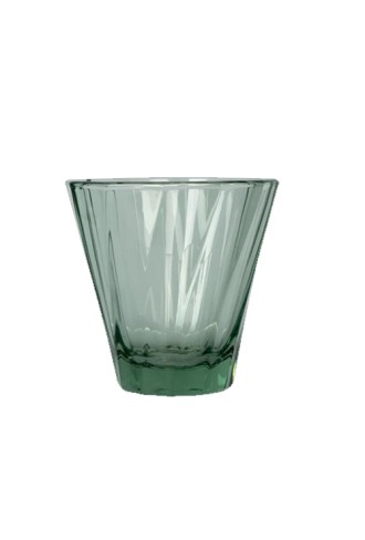 Loveramics Twisted Glass Flat White 180ml  Green