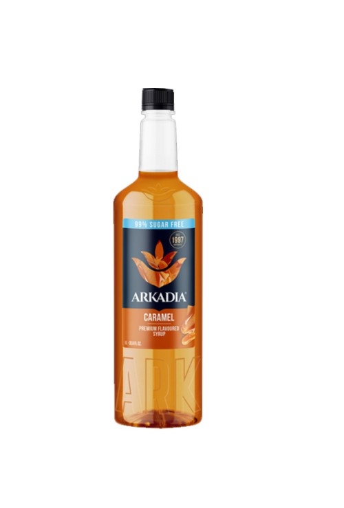 Arkadia Premium Syrup Caramel Sugar Free 750ml