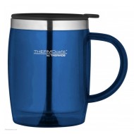 Thermos Thermocafe 450 ml Plastic and Stainless Steel Desk/Travel Mug Navy