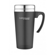 Thermos ThermoCafé Soft Touch Travel Mug Black 0.4L