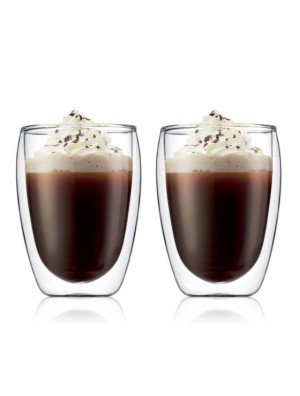 Bodum PAVINA® 2 pcs glass, double wall, medium, 12 oz
