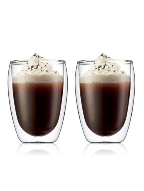 Bodum PAVINA® 2 pcs glass, double wall, medium, 12 oz Bodum PAVINA® 2 pcs glass, double wall, medium, 12 oz