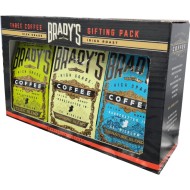 Brady's Coffee triple set ground coffee