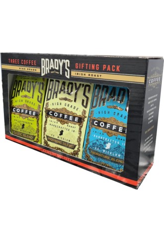 Brady's Coffee triple set ground coffee