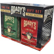 Brady's Coffee Tea Twin gift pack 227g Tins