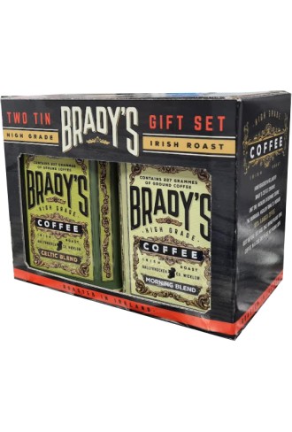 Brady's Coffee Twin Tin set 227g Ground coffee