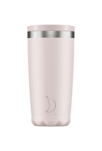 Chilly's 500ml Coffee Cup Blush Pink Insulated