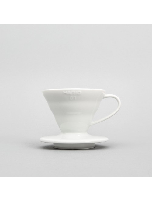 Hario V60 01 White Ceramic Dripper Hario V60 01 White Ceramic Dripper