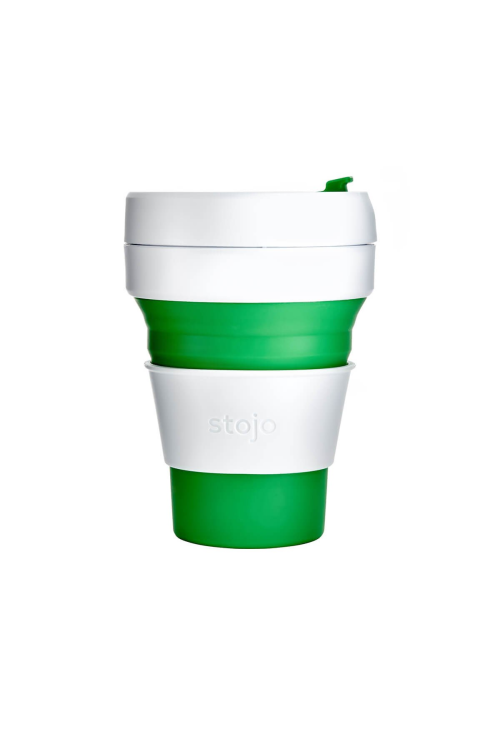 Stojo Pocket Cup 12oz Green